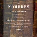 Les Nombres, Louis-Claude de Saint-Martin éd. Schauer et Chuquet 1862